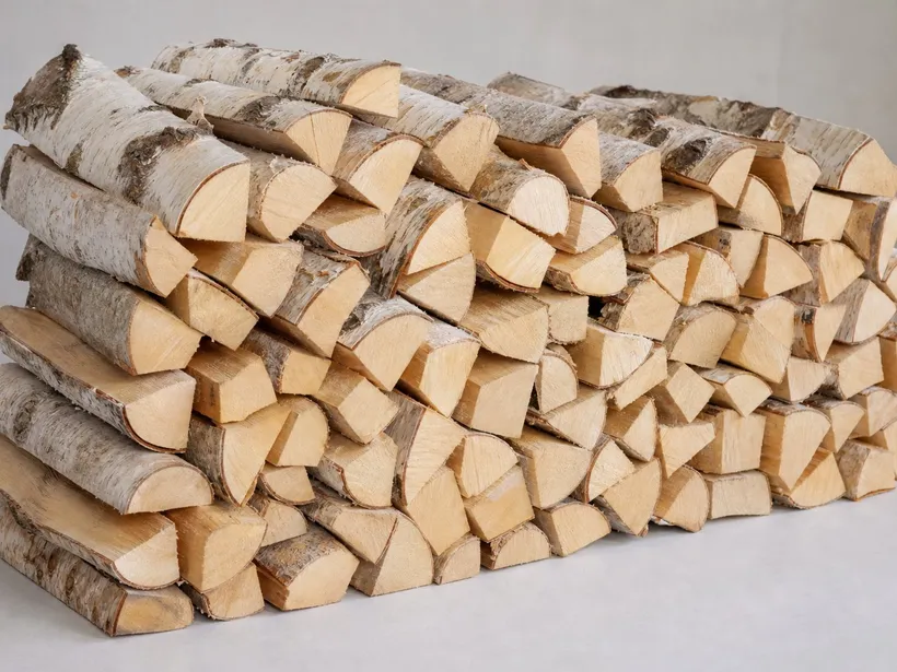 Дрова в мешках